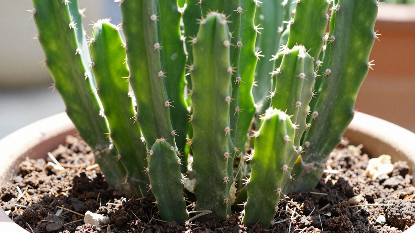 Cactus fertilizado con compost y humus de lombriz.