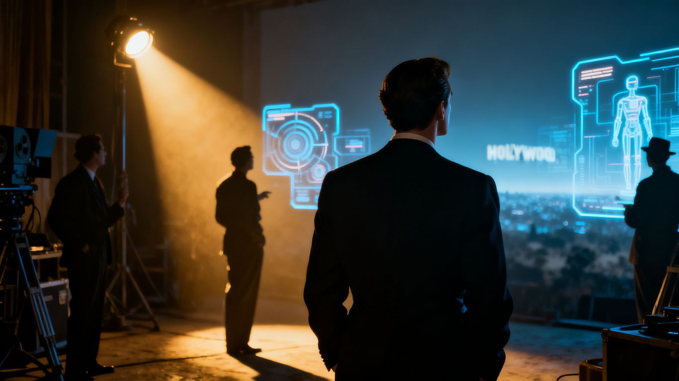 Hollywood professionals learning AI amidst vanishing traditional roles.