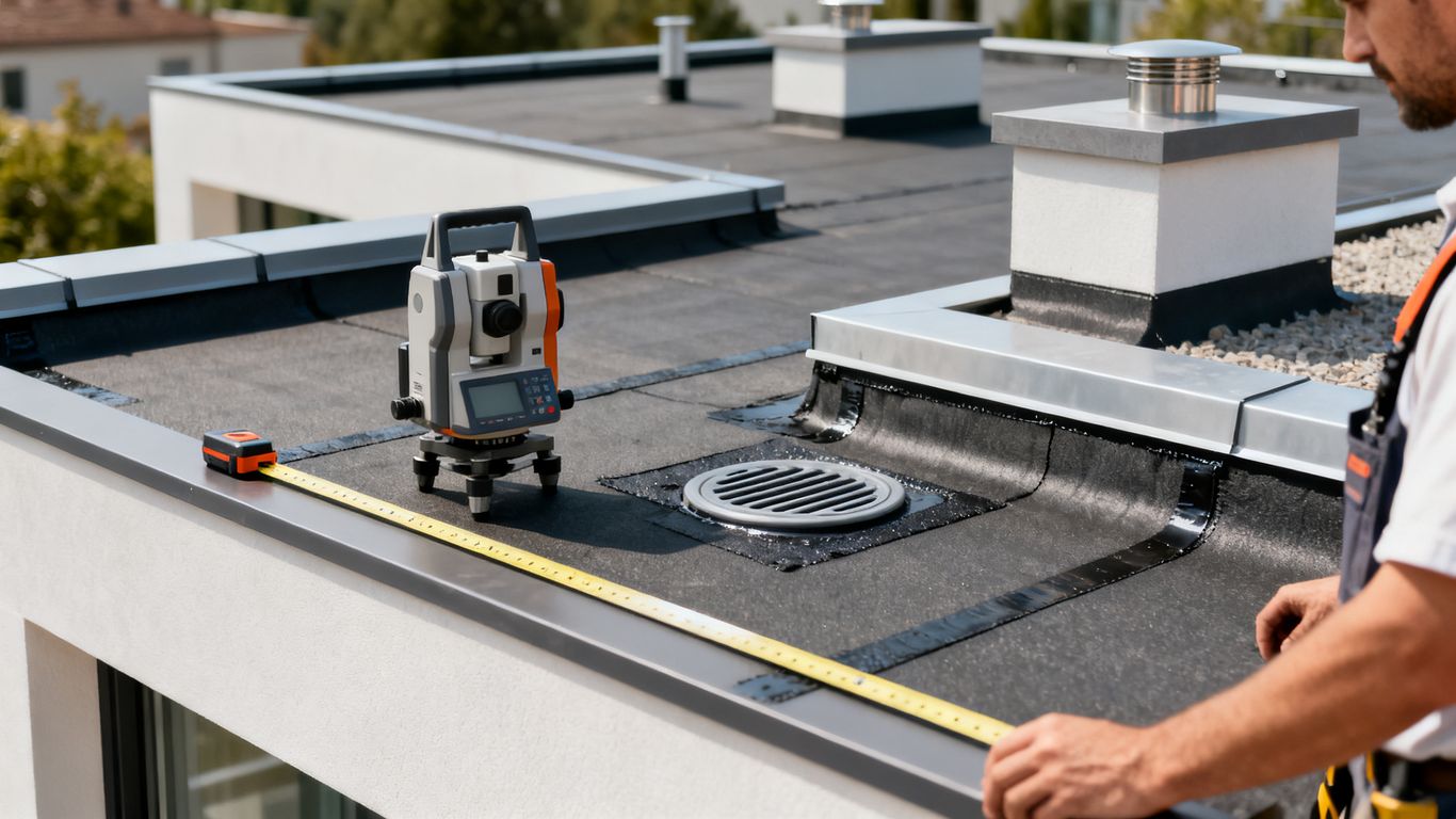 Diagnostic technique d’un toit plat