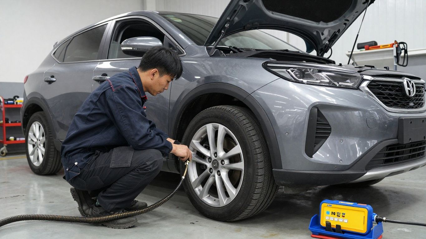 Oxygen sensor symptoms during vehicle inspection