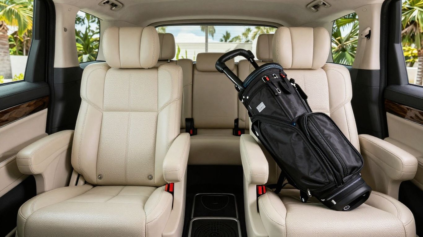 Spacious SUV prepared for airport travel
