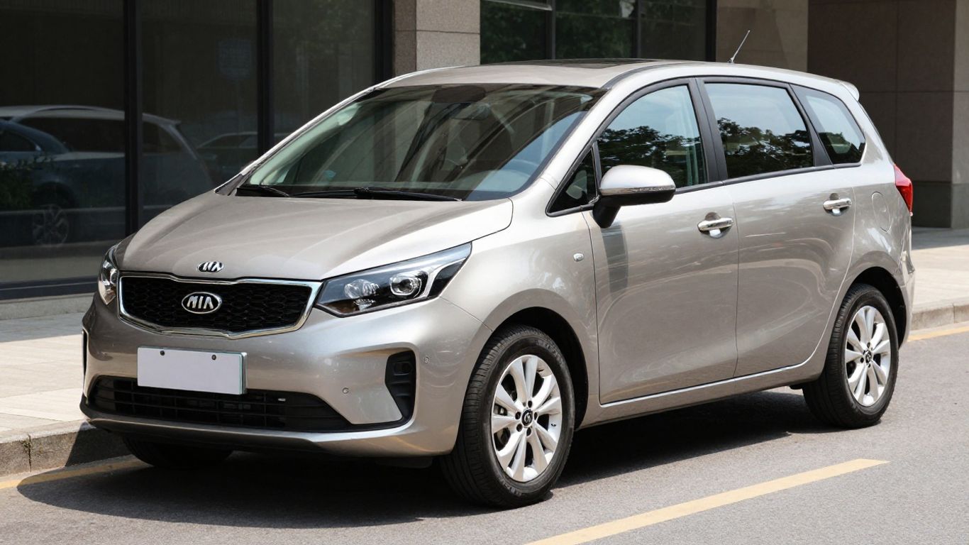 Kia Rondo compact MPV parked outdoors