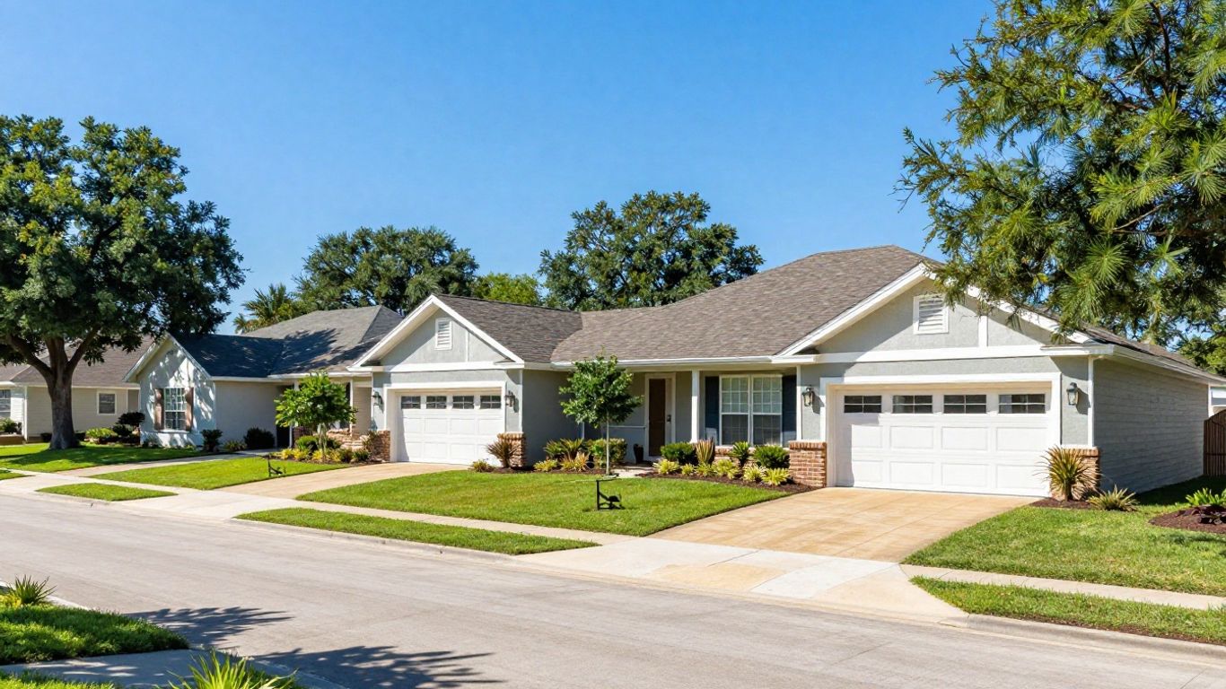Residential property in a Texas neighborhood