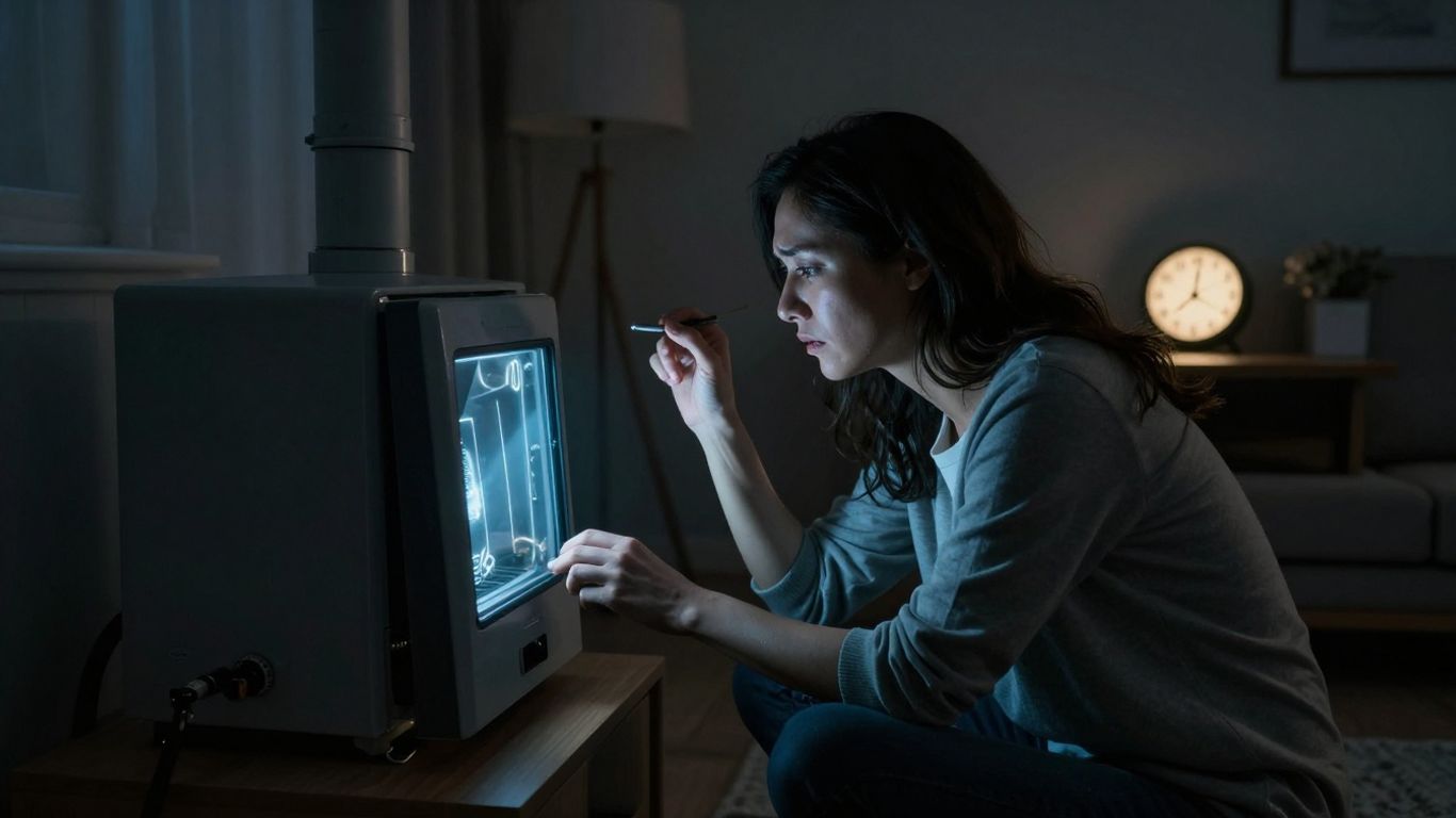 Homeowner worried about silent furnace at 2 AM.