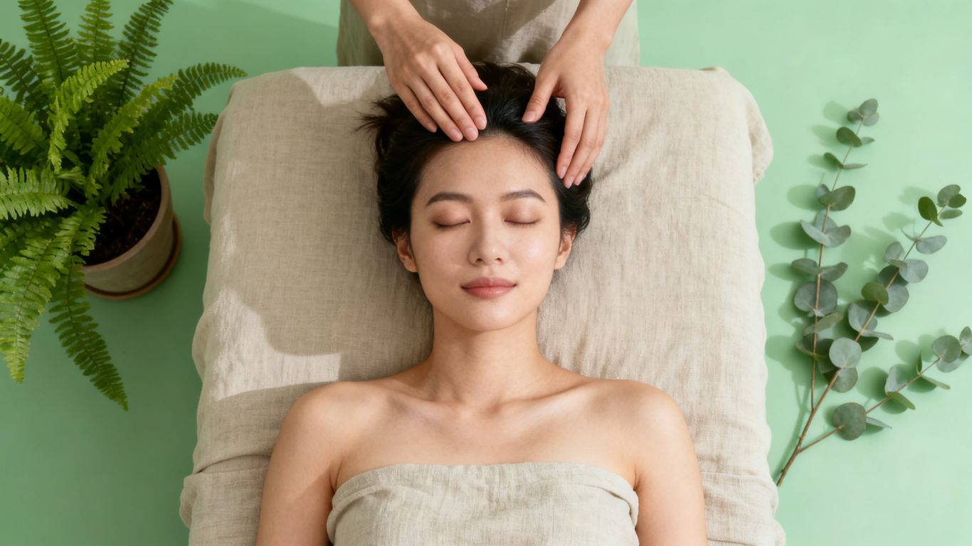 Technique de massage capillaire expert