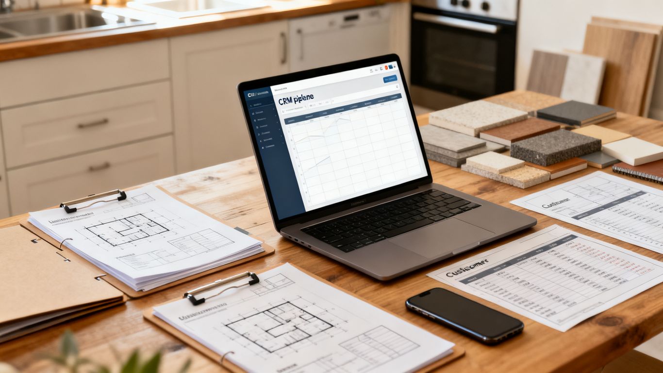 Renovation sales data beside CRM records