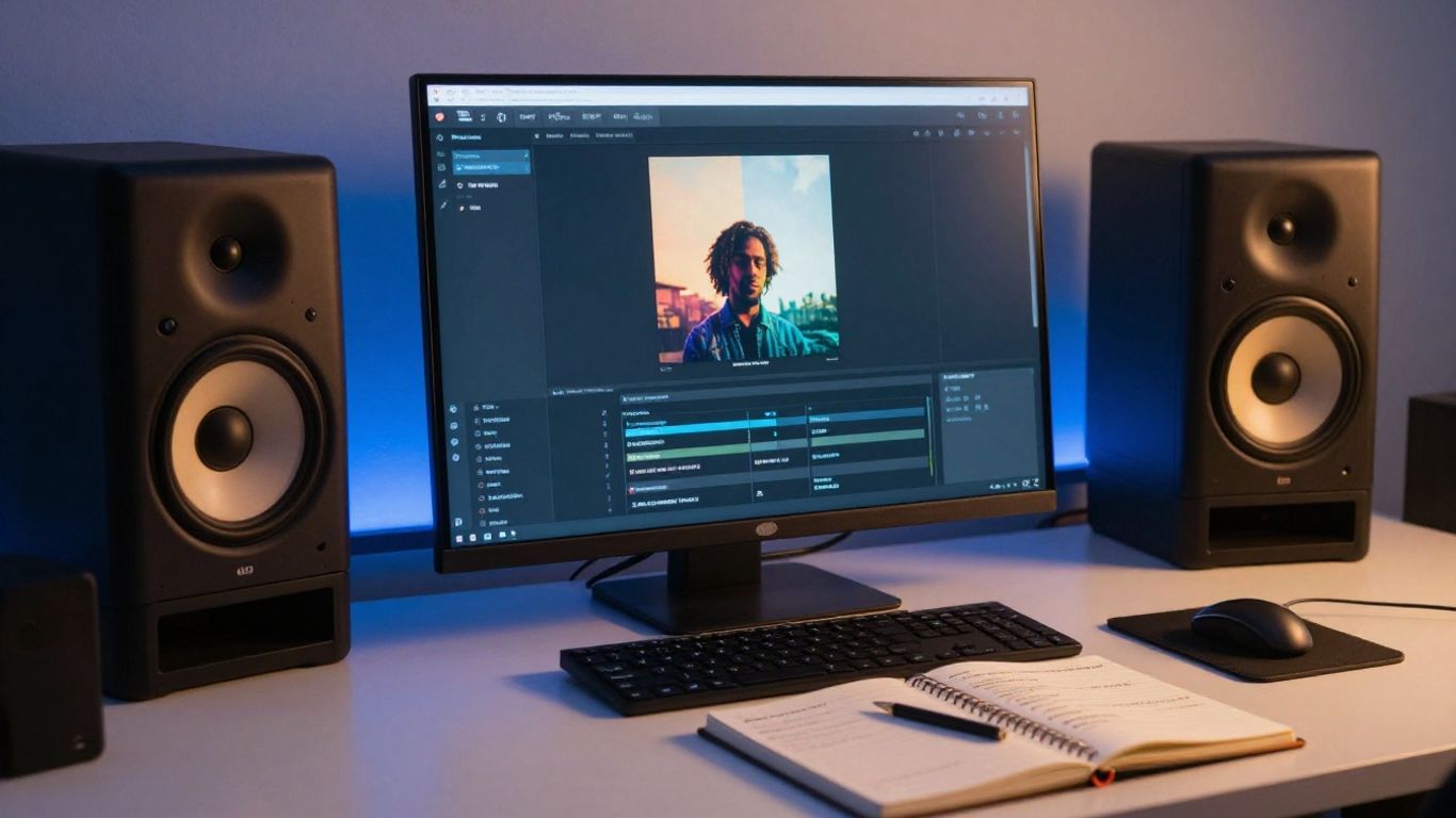 Digital music release submission workspace