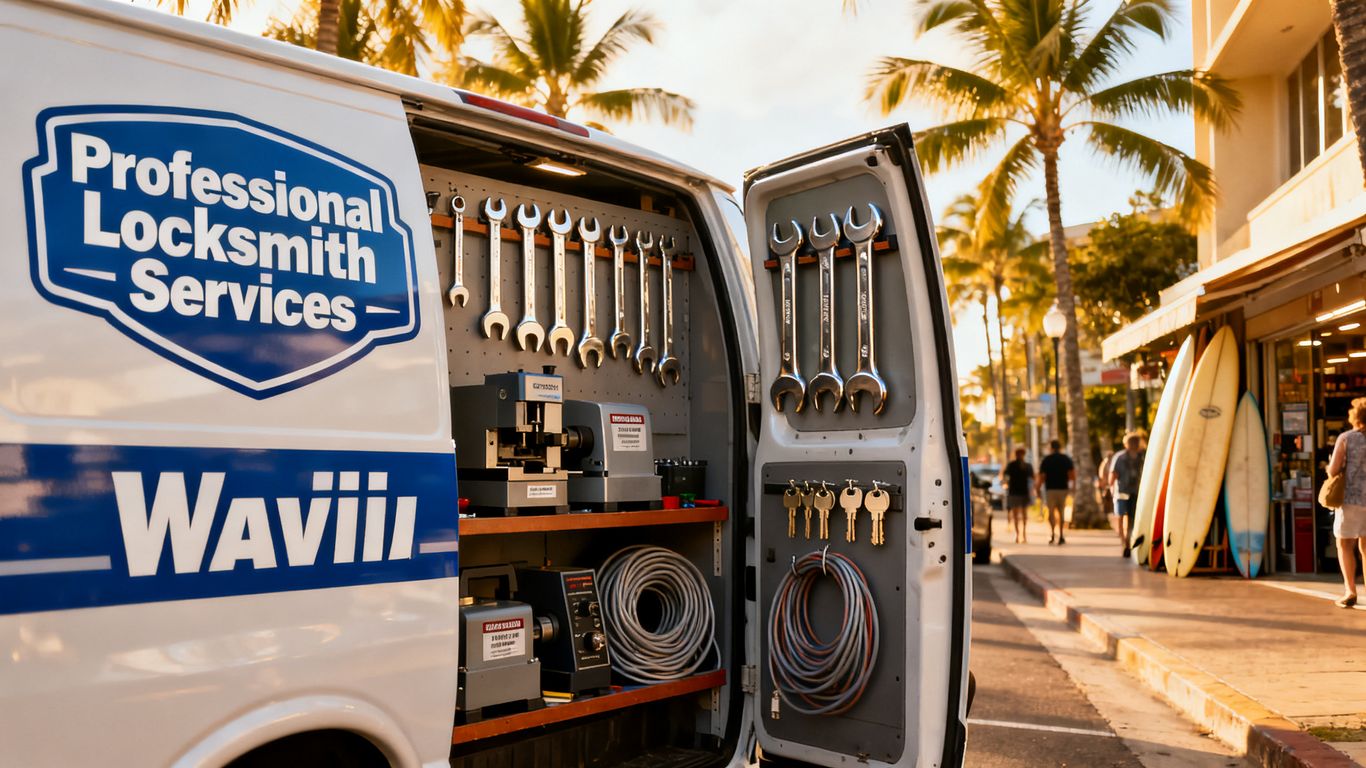Locksmith van ready for service
