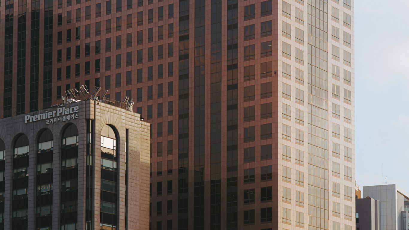 Modern buildings in a city skyline