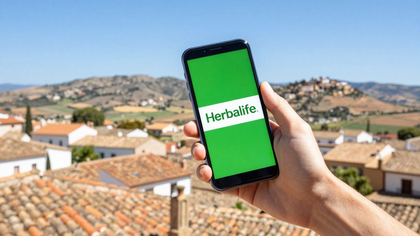 Herbalife Spain account access on phone