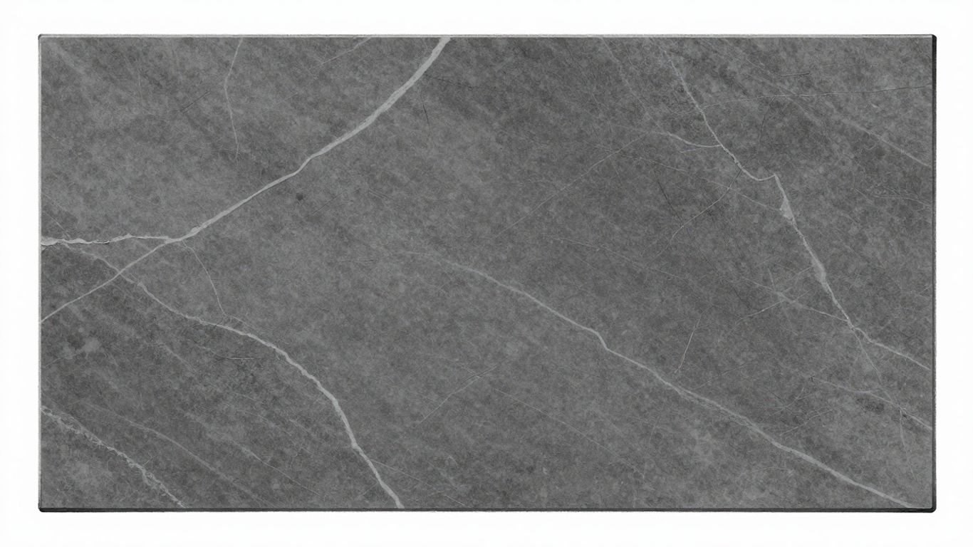 Bardiglio marble tile sketch with gray veining