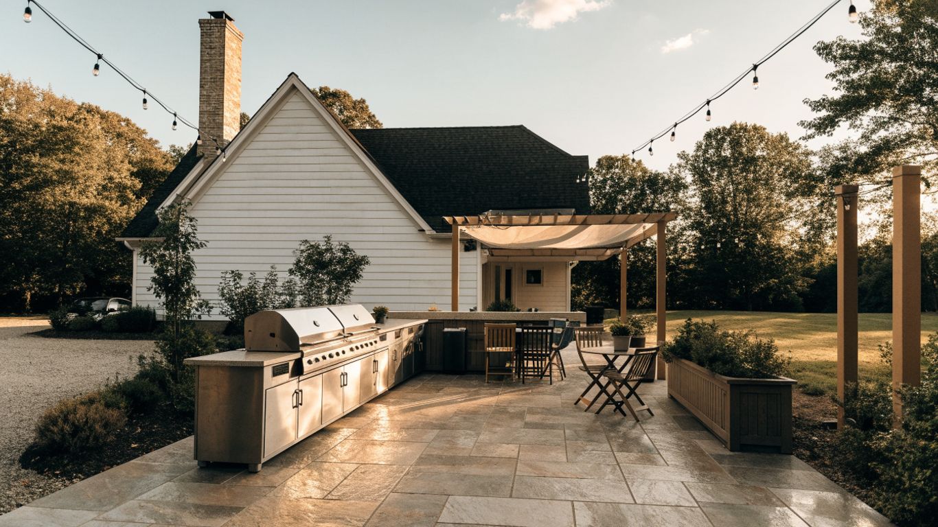 cost build outdoor kitchen airbnb