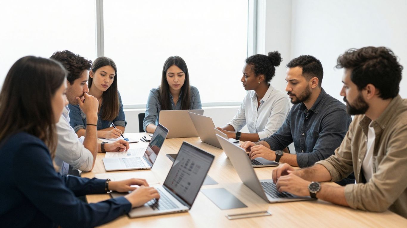 Revenue leadership meeting with founders