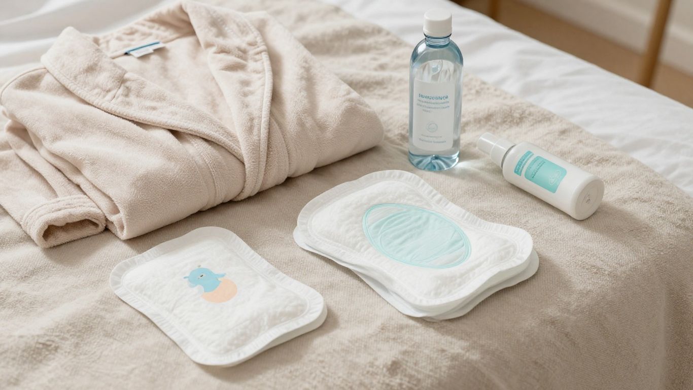 Postpartum recovery kit essentials for new mothers.