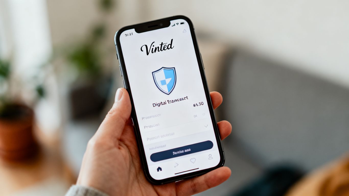 Vinted købsbeskyttelse på en smartphone.