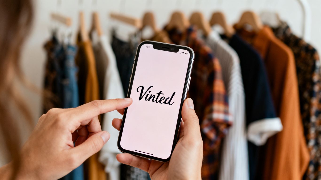 Vinted app negotiation on a smartphone screen.