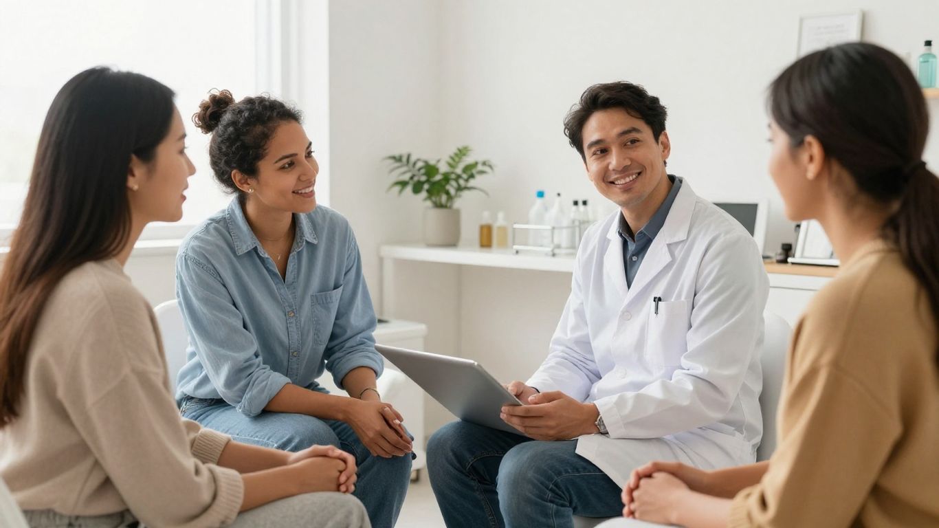 Medspa consultation leading to successful treatment.