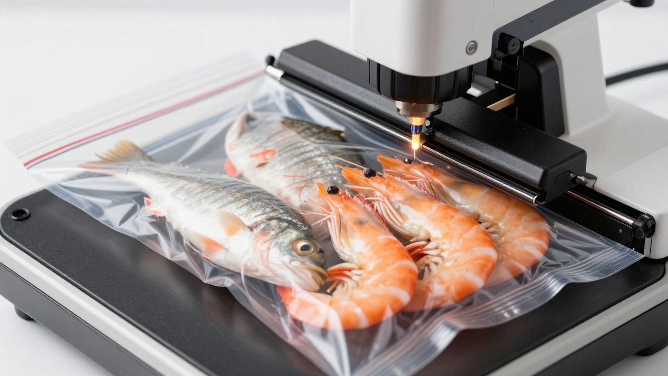 เครื่องซีลอาหารทะเลสดใหม่