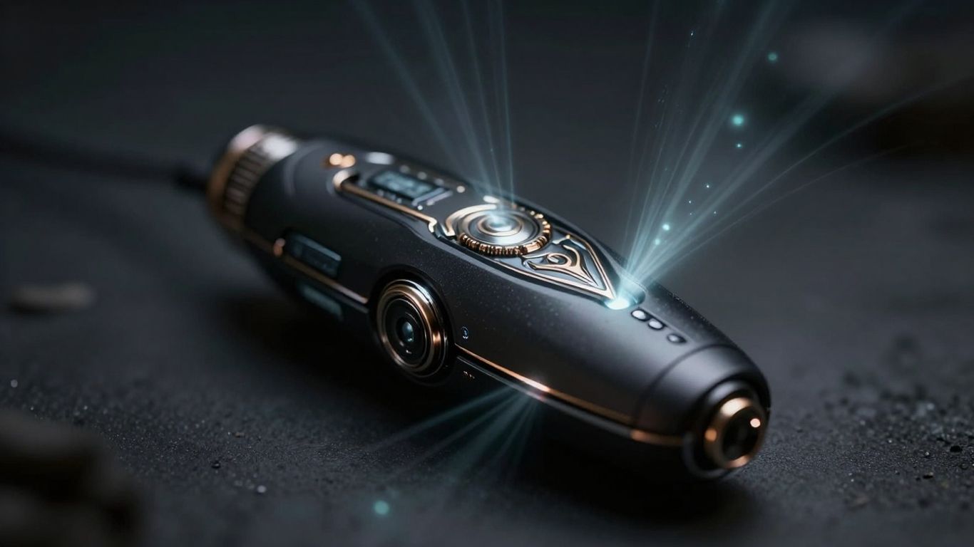 Black Magic analytics tool with glowing aura.