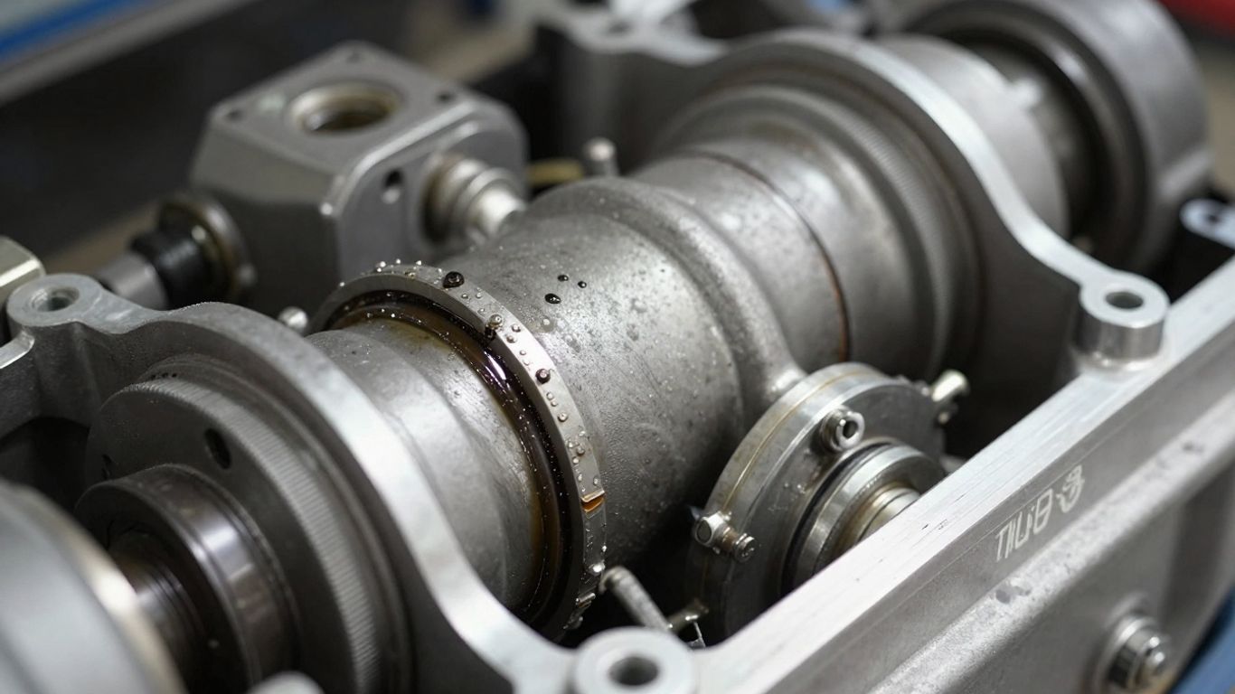 Used Subaru Impreza gearbox close-up