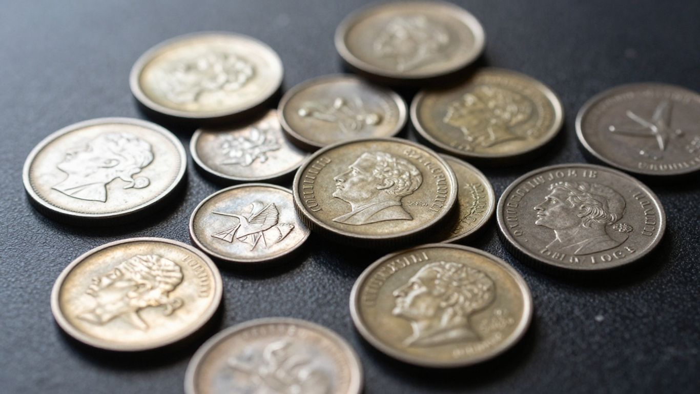 Collection of rare vintage coins