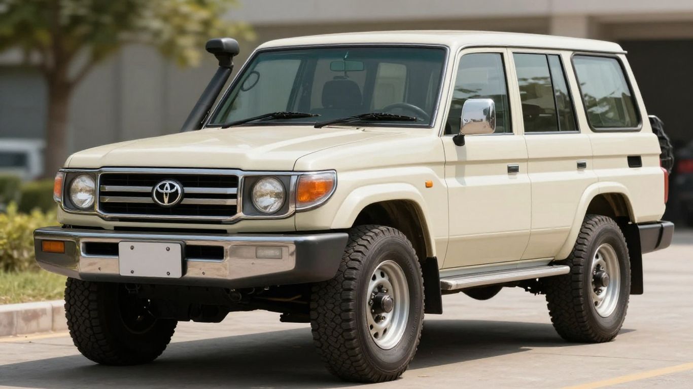 Toyota Land Cruiser Prado parked outdoors