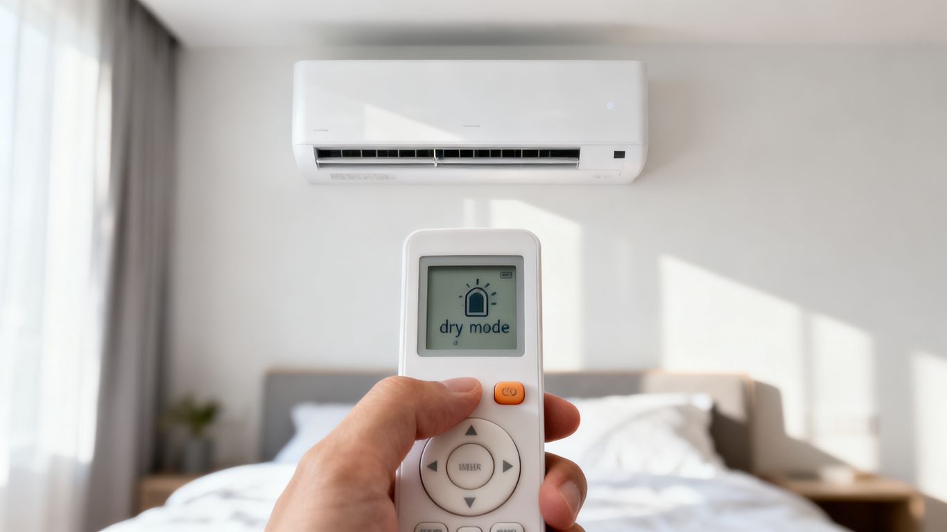 Using AC settings for better moisture control