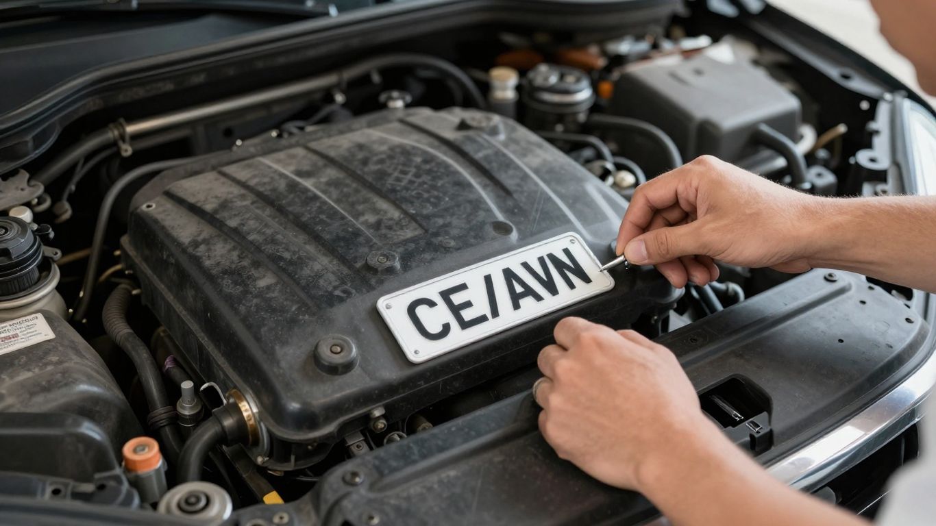 Vehicle VIN and ECU identification details