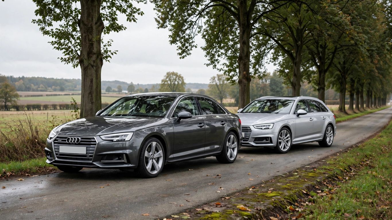 Audi A4 B9 Limousine und Avant im Vergleich