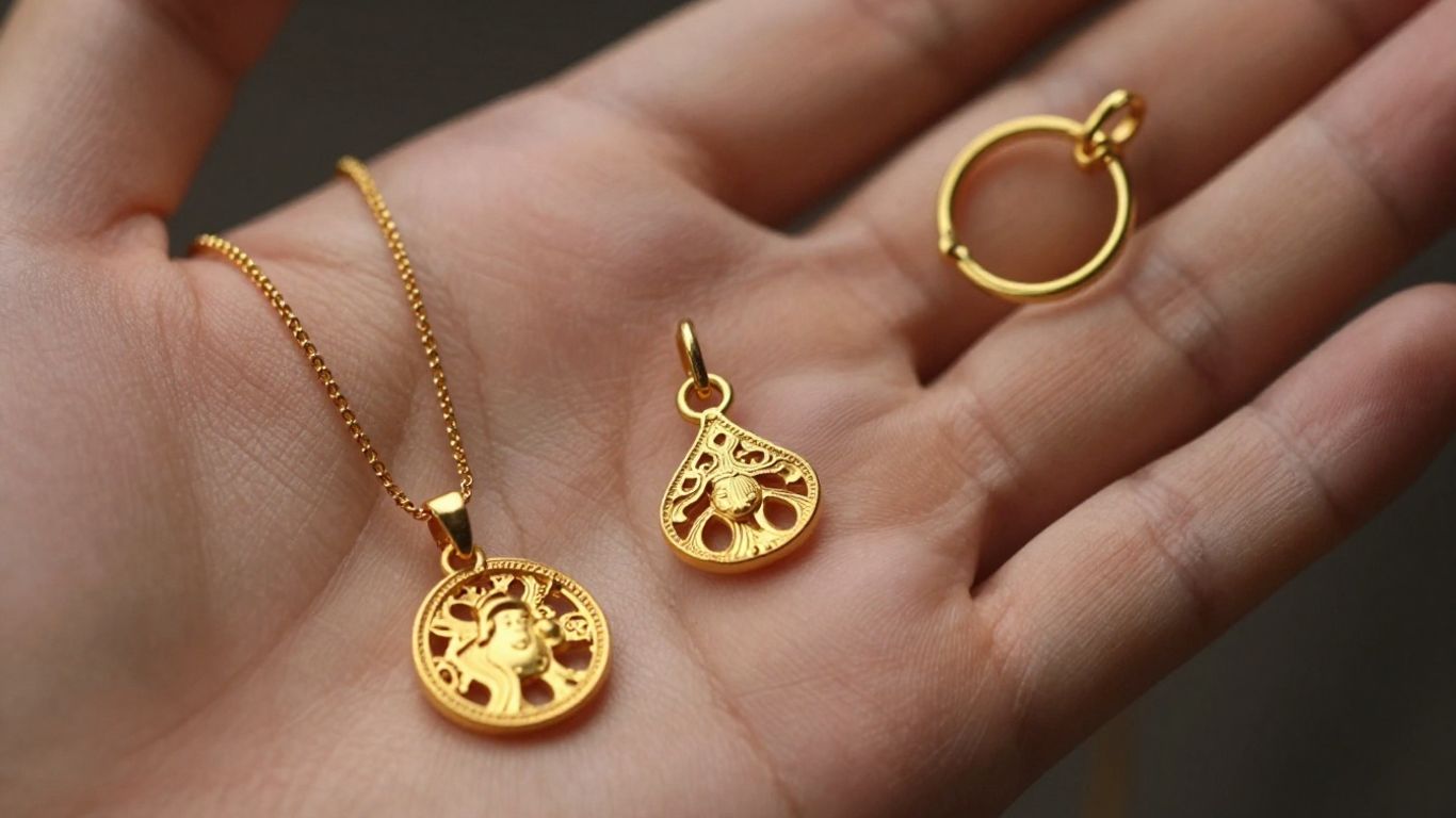 Handmade gold jewelry