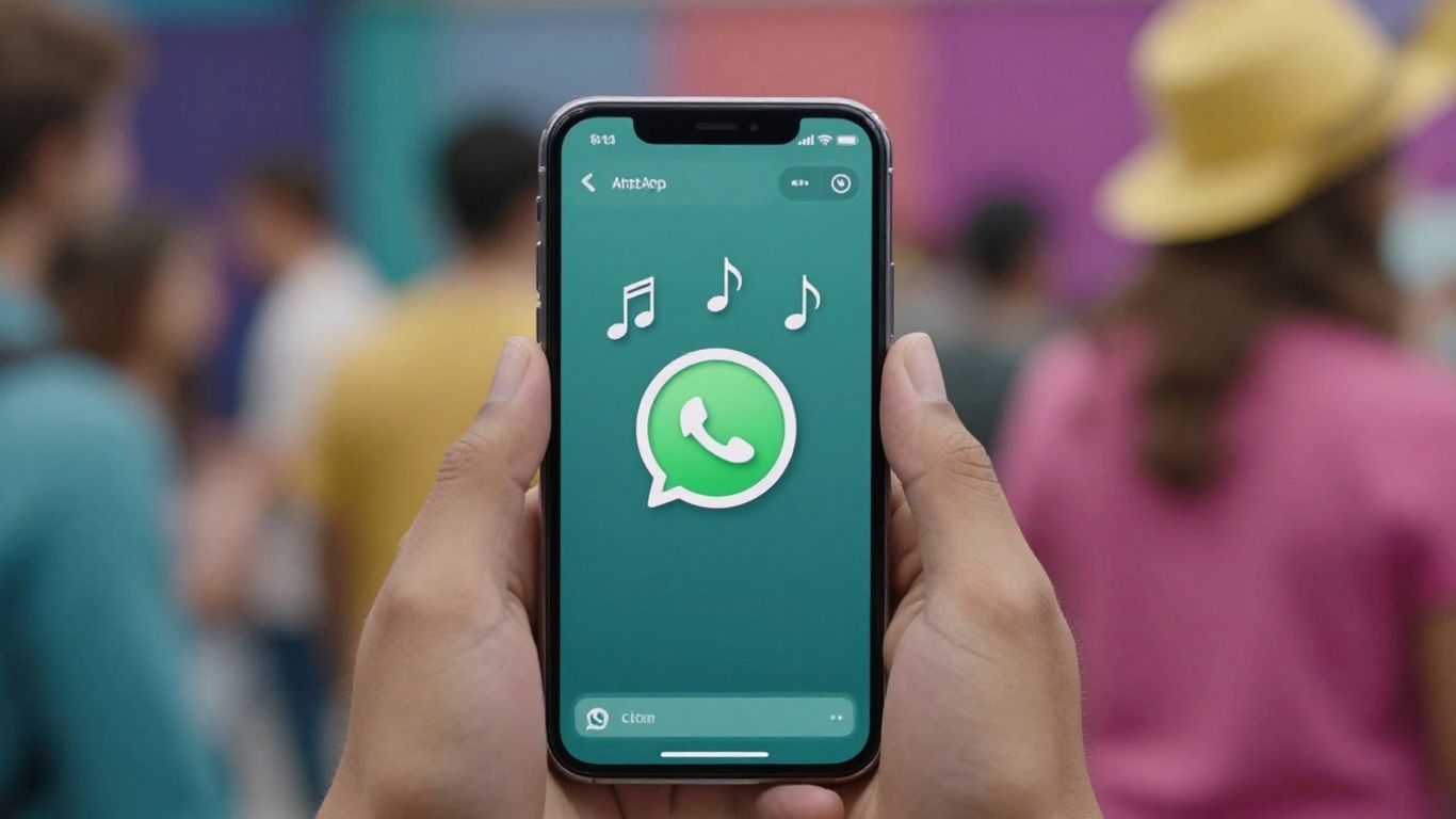 Música no status do WhatsApp