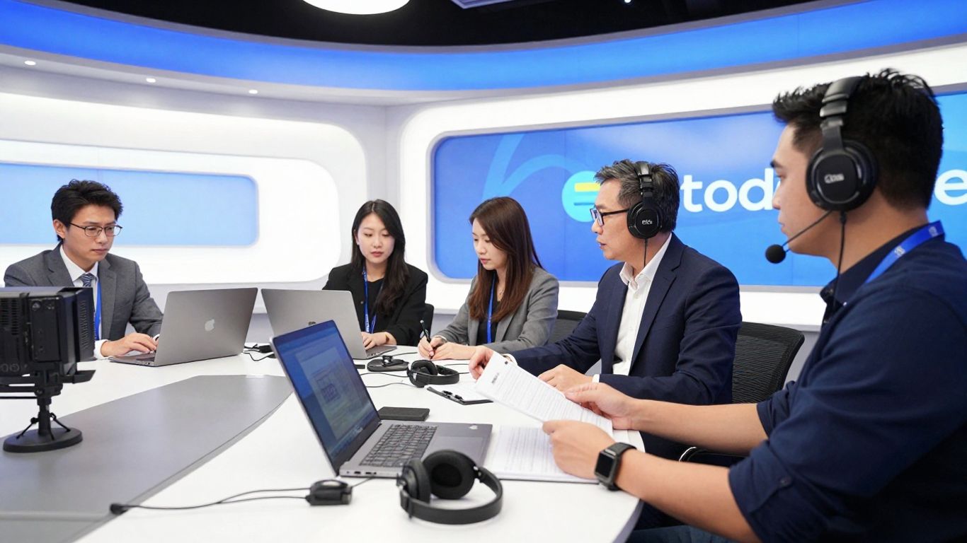 Branded event team scheduling Facebook livestream