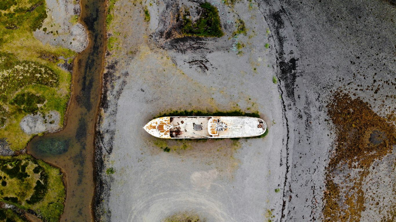 white and black boat