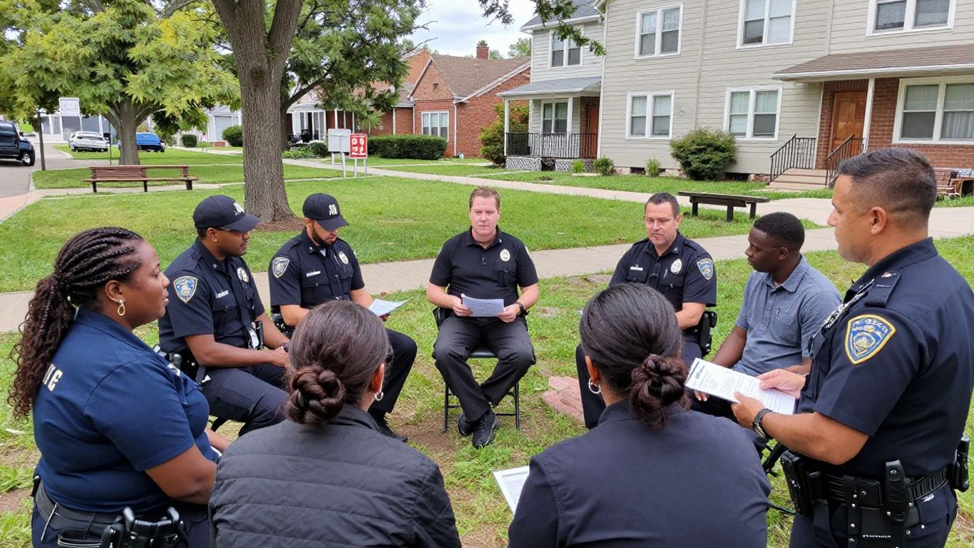 Comunitate și profesioniști lucrând împreună pentru siguranță.