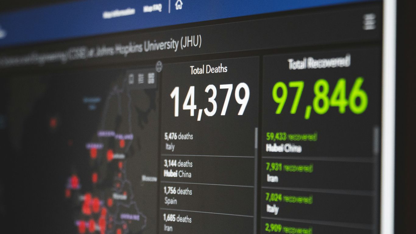 black flat screen tv showing game