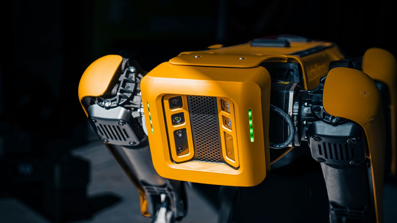 Autonomous inspection robot in industrial facility