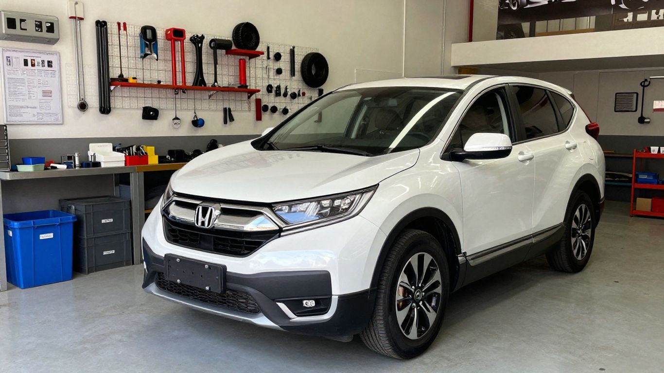 Honda CRV at a wrecking yard with free delivery.