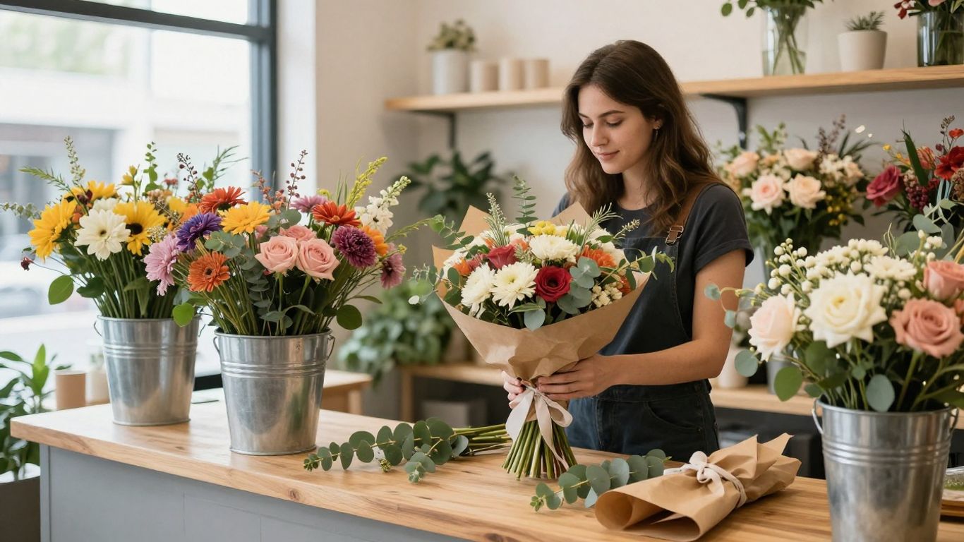 Fresh bouquet prepared for Altona delivery
