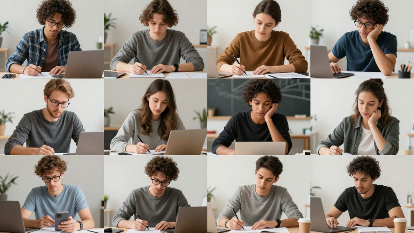 People creating professional videos with AI tools.