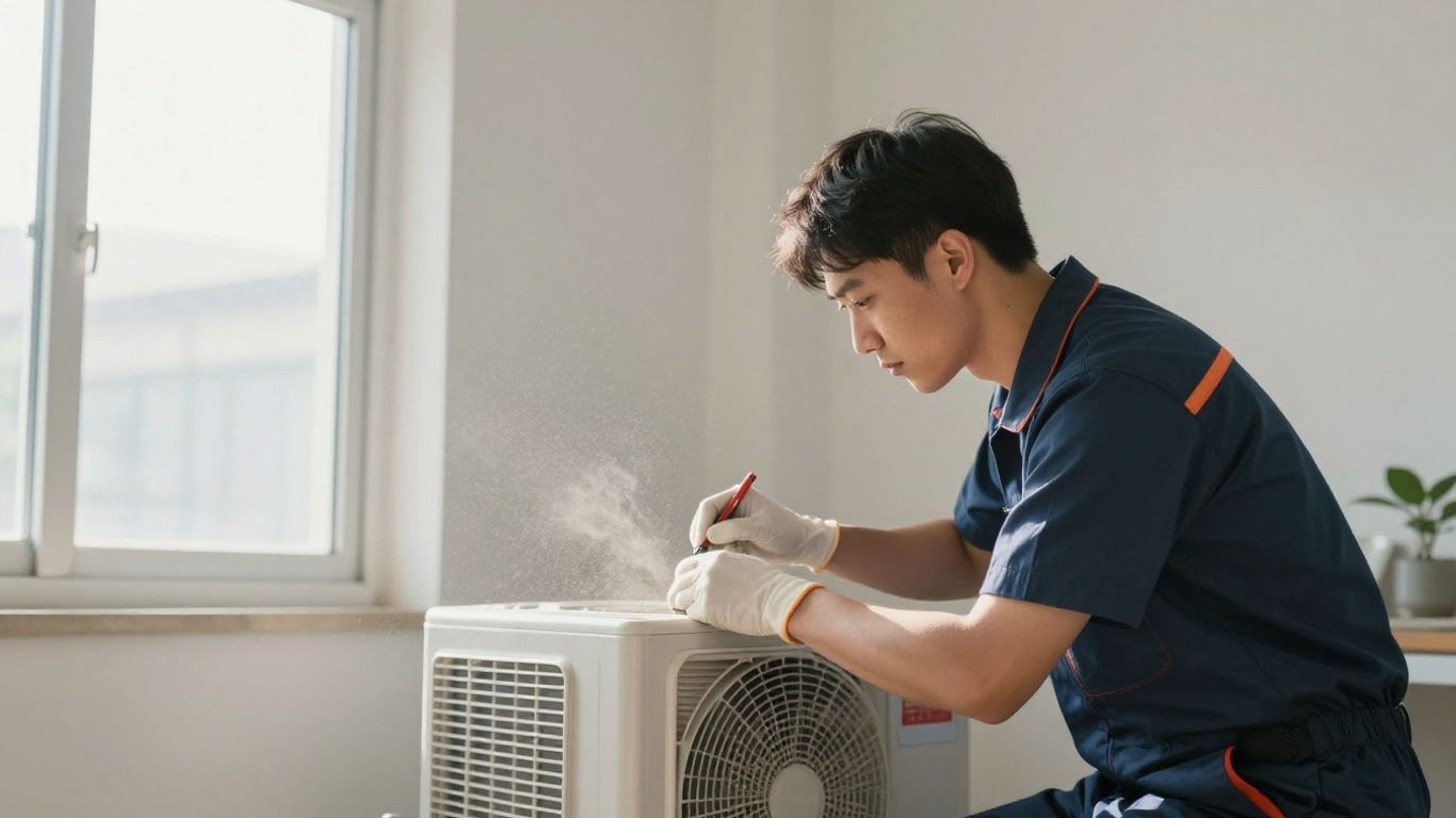 HVAC unit maintenance for peak efficiency