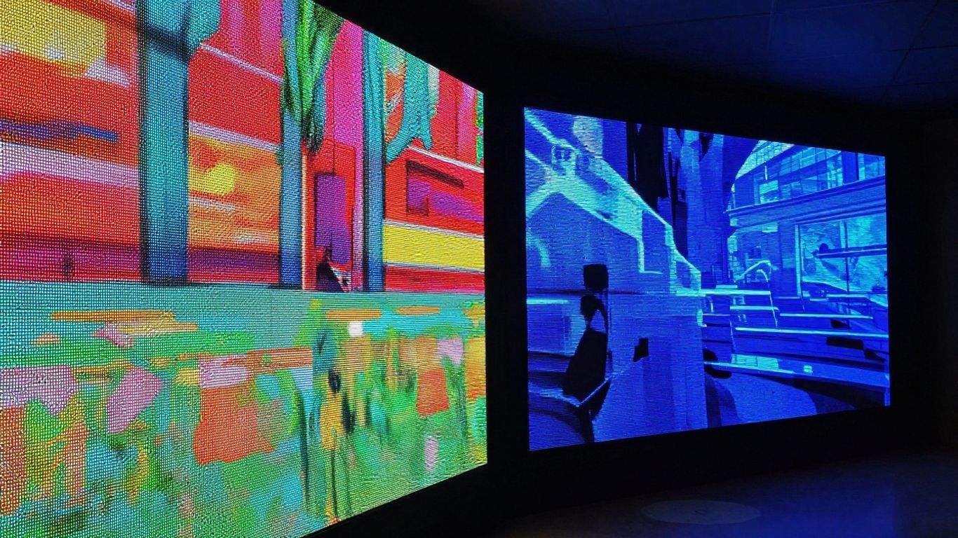 LED vs LCD video walls comparison