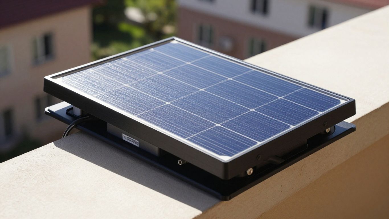 Panneau solaire plug and play avec batterie