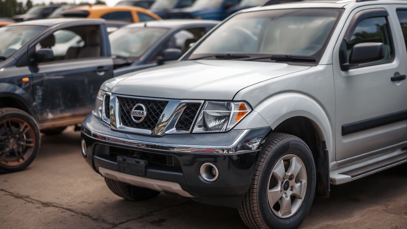 Nissan Dualis car at a wrecking yard