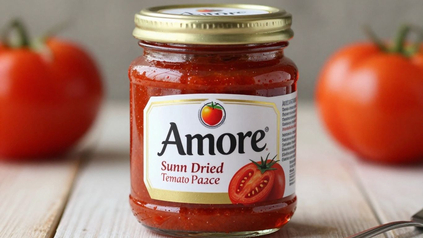 Amore Sun Dried Tomato Paste jar