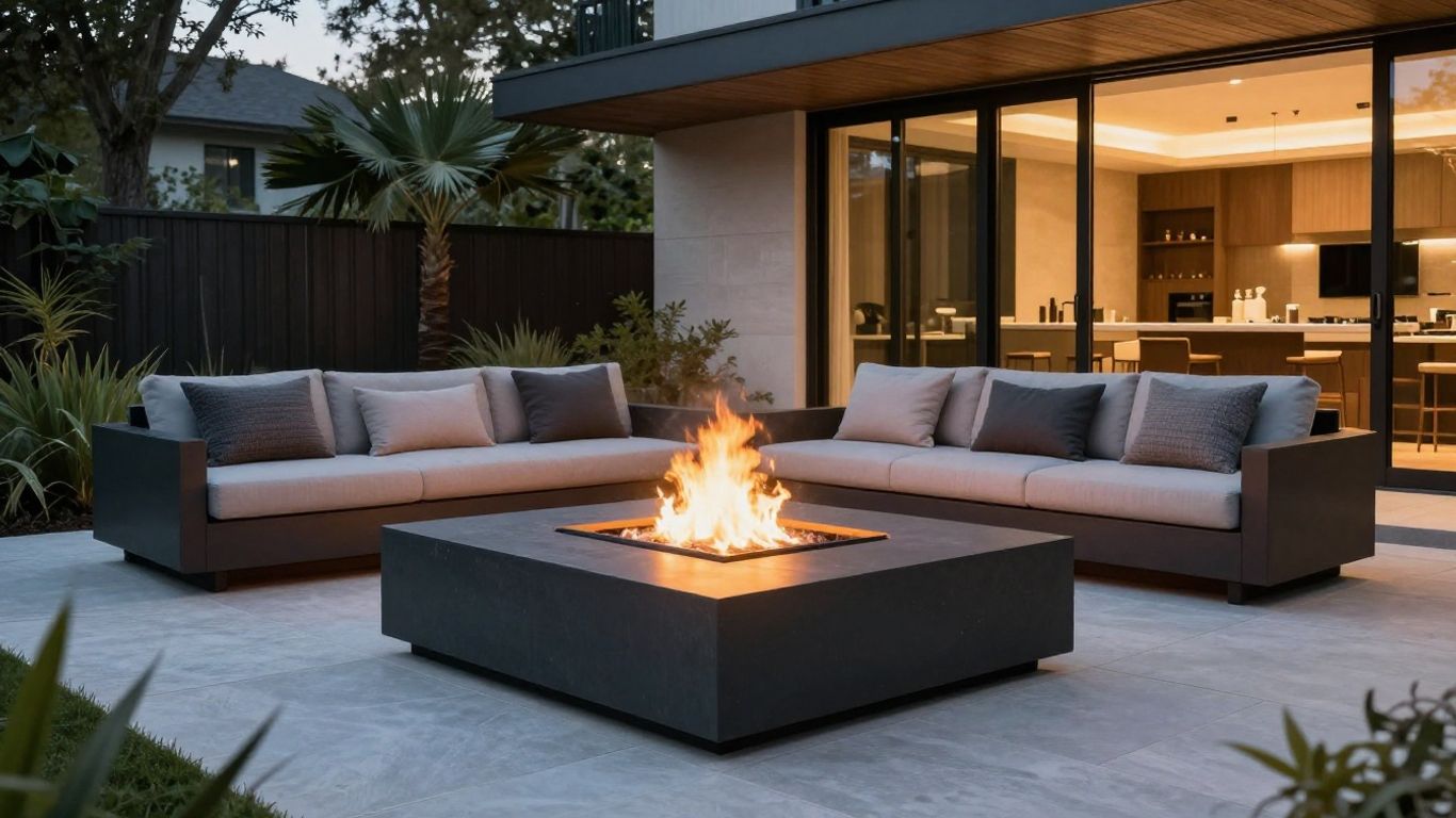 Mejores fogatas y fire pits para Airbnb: gas, lena y propano