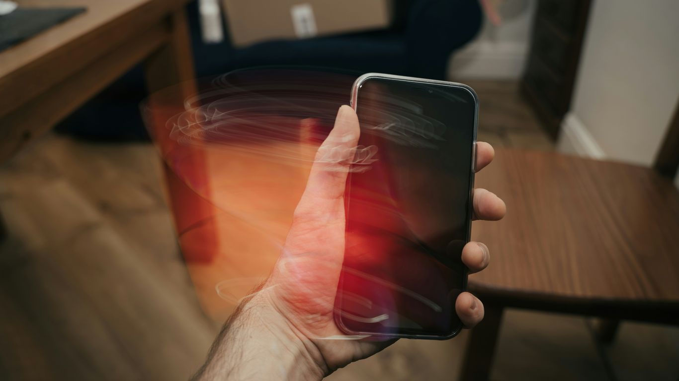 person holding iPhone