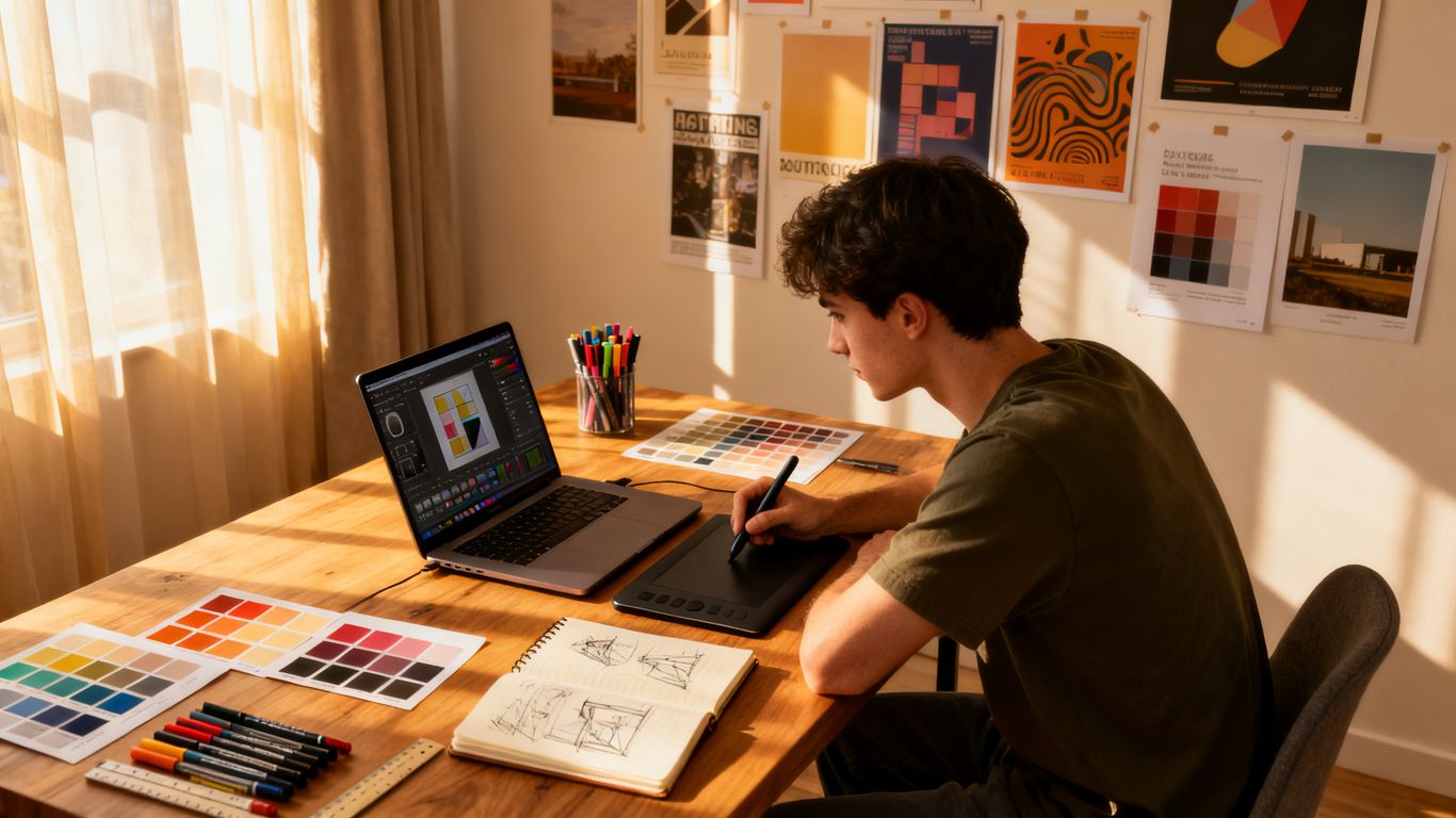 From Zero to Designer: Can You Really Learn Graphic Design Online in 2026?