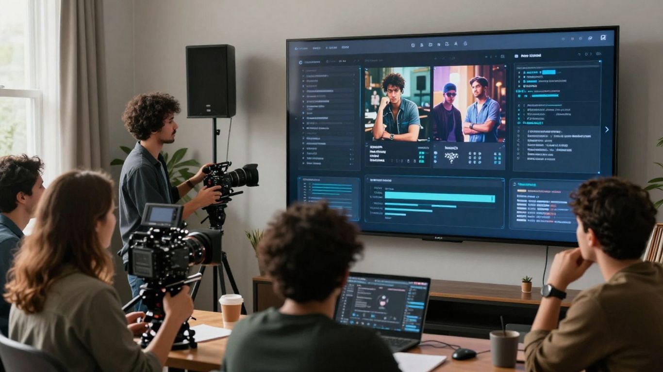 AI vs. human music video production comparison.