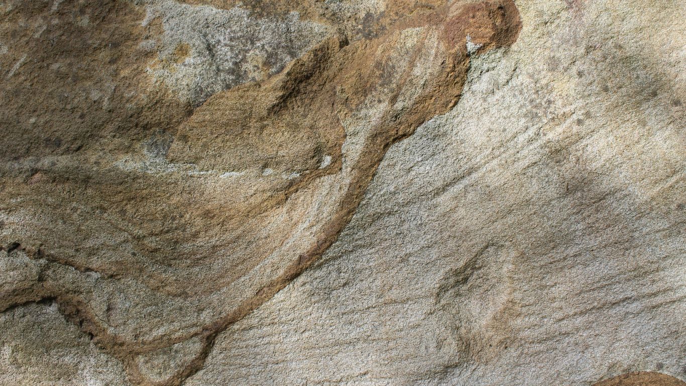 Travertine edge with natural pitting