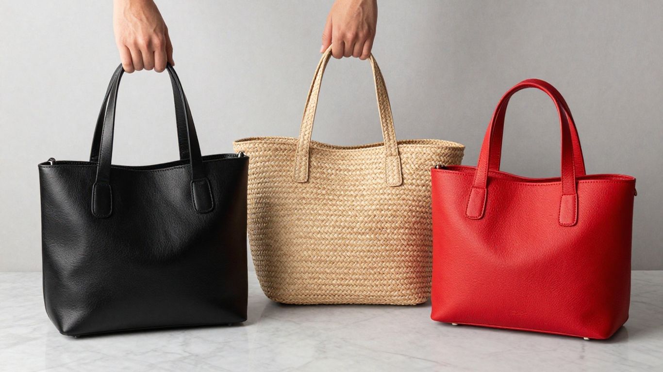 Chic small tote bags for various occasions.